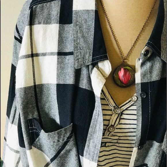 Universal Thread Cotton Button Down - Picture 3 of 8